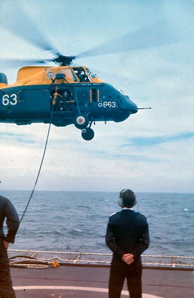 76scan0060_jpg.jpg - Helicoptor in-flight refueling of Wessex 3 witnessed by FOST staff during workup 1976photo©David Marchant