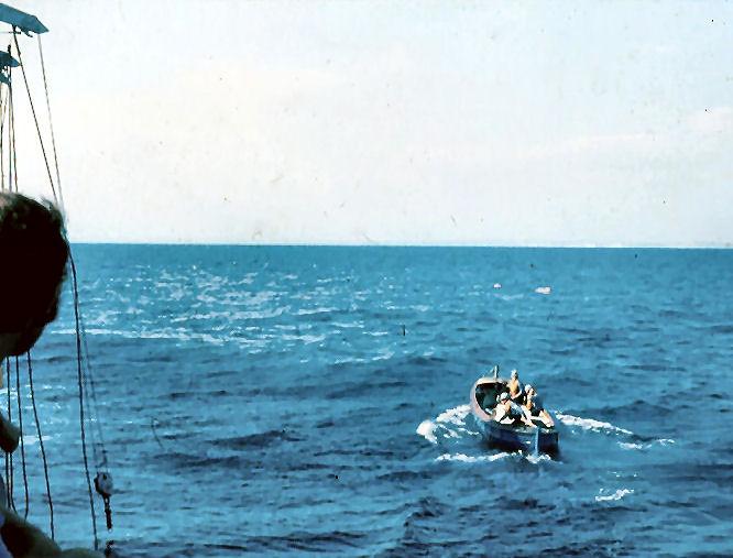 scan0029_jpg.jpg - Man overboard exercise Portland 1976. photo©David Marchant