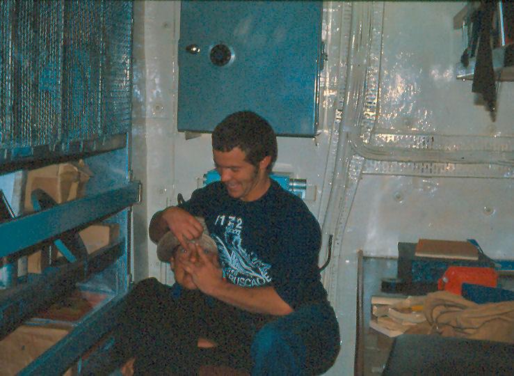 scan0033_jpg.jpg - Dave Marchant's photo AlbumEddie Craik in a moment of sadism.photo©David Marchant