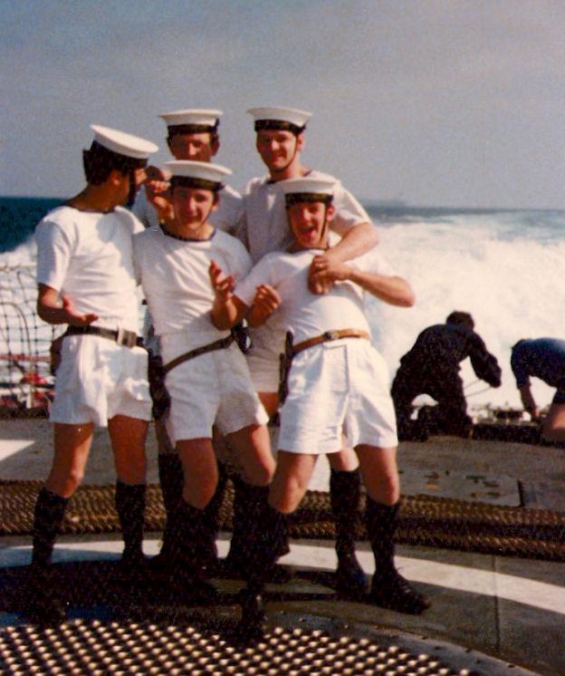 81_quarterdeck_pos.jpg - Ian frame Burt Lancaster Slinger& Dinga Oct/Nov 1981